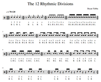 12 Rhythmic Divisions