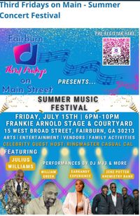 Third Fridays on Main Street Summer Music Festival