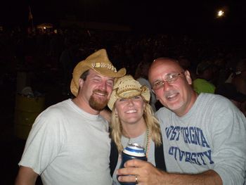 Petey, with old friends Shelly and Mike. He's a die-hard Sox Fan!!!
