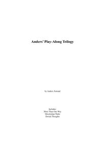 Anders Play-Along Trilogy (Score and 3 Audio Tracks)