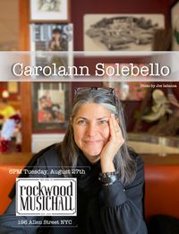 Carolann Solebello at Rockwood Music Hall