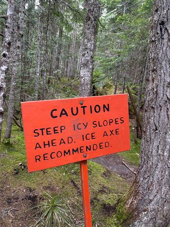 Trail Hike warning
