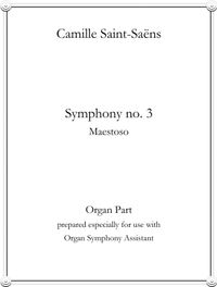 "Maestoso" from Symphony no. 3 (Full Orchestra) by Camille Saint-Saens