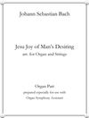 Jesu Joy of Man's Desiring (arr. for Strings and Organ) by J. S. Bach