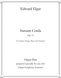 Sursum Corda (for Brass, Tympani and Strings) by Edward Elgar