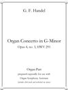 Organ Concerto HWV 291 (Violin/Cello Soli, Strings and Organ) by G. F. Handel