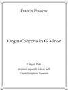 Organ Concerto in G Minor (Organ, Strings and Tympani) by Francis Poulenc