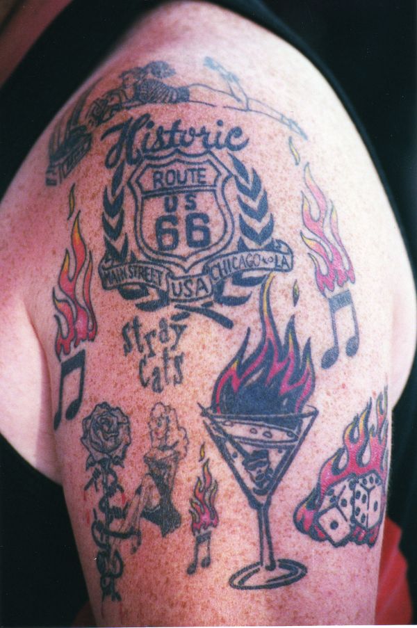 Great Route 66 tattoo!