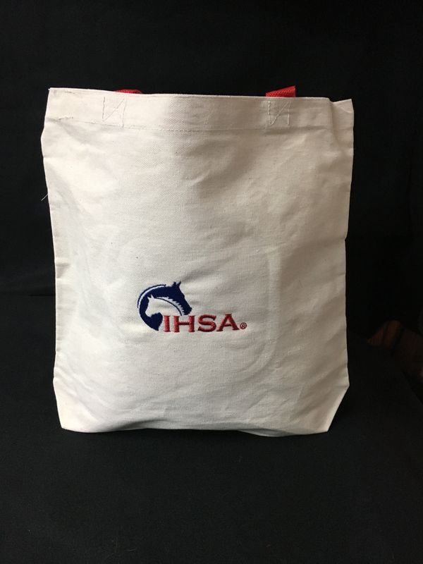 A868: IHSA Logo Canvas Tote Bag