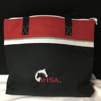 A677: IHSA Logo Zip Tote Bag