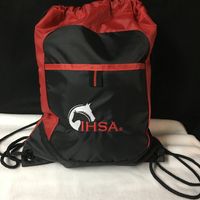 S611: IHSA Logo Drawstring Backpack