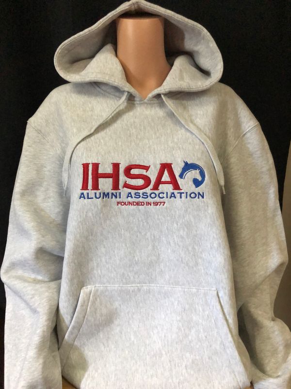 SA1144: IHSA Alumni Logo Heavyweight 12 oz. Hoodie (S - 4XL)