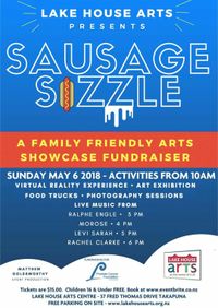 Lake House Arts presents Sausage Sizzle Arts Showcase