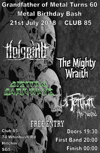 HELGRIND + THE MIGHTY WRAITH + SPECTRAL DARKWAVE + ST FENTON THE TAINTED