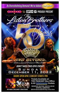 The Liston Brothers (Celebrating 50 years in Music & Beyond)