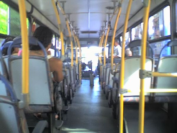 Sighted on a São Paulo Bus