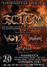 Scuorn (IT) / Void / Shadowthrone / Disturbia live in London