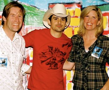 Mark and I with Brad Paisley after the show at Usana on Saturday night. Awesome show! Thanks again, Kim! Hopefully we'll see you guys next week!
