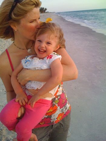 Me and Daisy on the beach at Boca Grande. Oh, sweet Gasparilla Island, how I miss thee. : )
