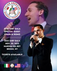 Charlie Romo Performs at the 2023 Italian American Baseball Foundation (IABF) Gala