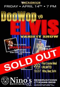 "Doo Wop to Elvis" Variety Show Featuring Charlie Romo, Richie Santa, and Rhett J. (SOLD OUT)