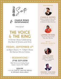 THE VOICE & THE KING: A Dinner Show Celebrating The Best of Sinatra and Elvis