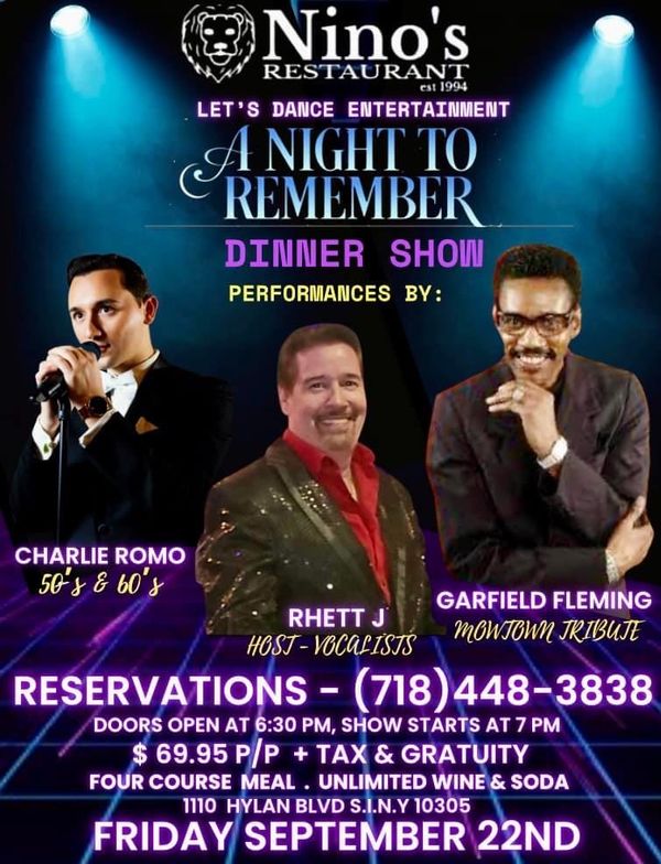 A Night to Remember: Variety Dinner Show with Charlie Romo