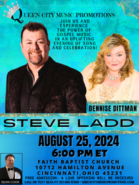 THE POWER OF GOSPEL MUSIC ~IN AN UPLIFTING EVENING OF SONG AND CELEBRATION! with Steve Ladd & Dennise Nichole Dittman