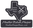 Home Sweet Texas Die Cut Sticker 3” x 2.57”