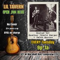 Open Jam Night hosted by Kaleb Morrow and Heather Nikole Harper