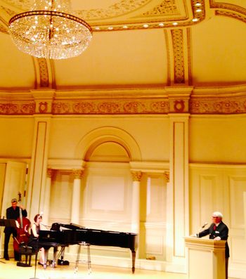 Carnegie Hall w Rex Reed
