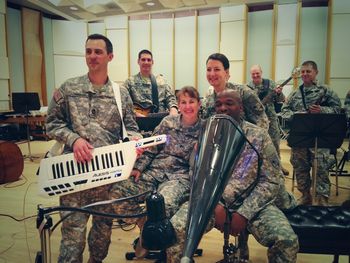 Wax Recording with the West Point Band
