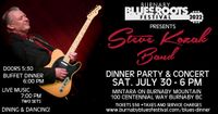 Burnaby Roots & Blues Pre- Party  dinner and dance with The Steve Kozak Band