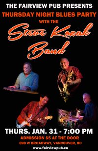 Steve Kozak Band at The Fairview Pub in Vancouver