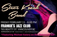 Frankie's Jazz Club presents the Steve Kozak Band