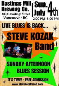 Sunday Afternoon Blues with the Steve Kozak Band