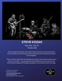 Steve Kozak Band live at The Dream Cafe