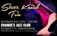 Steve Kozak Trio at Frankie's Jazz Club