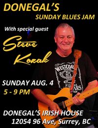 Donegal's Sunday Blues Jam - Steve Kozak special guest spot