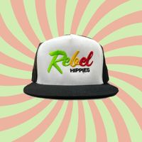 Rebel Hippies "One Love" Trucker White