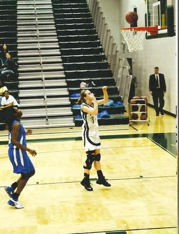 Alex scores the final basket and is high scorer on senior night
