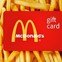 $5 McDonald's Food Card - Extended Arms
