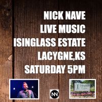 Nick Nave LIVE MUSIC at Isinglass Estate