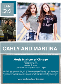 Carly and Martina Kickoff Songwriting Program at The Music Institute of Chicago