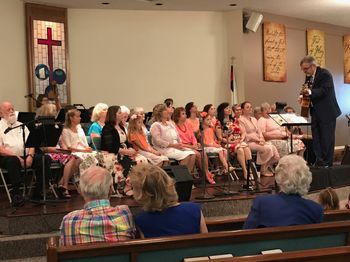 Ted with the ZAC Easter Choir, 2017
