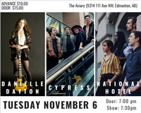 Danielle Dayton @ The Aviary w/ Cypress and National Hotel 