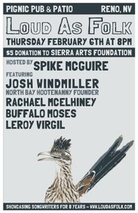 Reno: Josh Windmiller//Rachael McElhiney//Buffalo Moses//Leroy Virgil