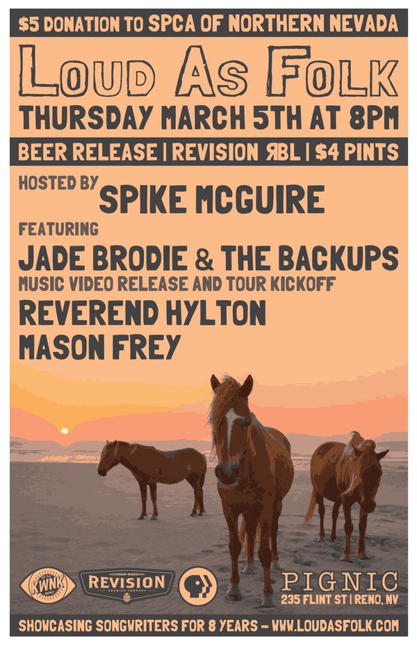 Reno Jade Brodie Tour Kickoff Pignic Pub Patio Mar 5 2020