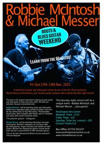 Michael Messer’s Acoustic Blues and Roots Weekend