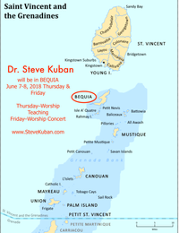 Praise & Worship Seminar With Dr. Steve Kuban in Bequia,  Saint Vincent and the Grenadines 